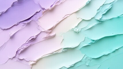 Obraz premium Pastel Swirled Paint Texture Background Design