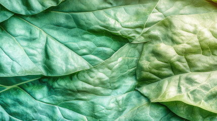 Obraz premium Organic leaf texture revealing intricate vein patterns in vibrant shades