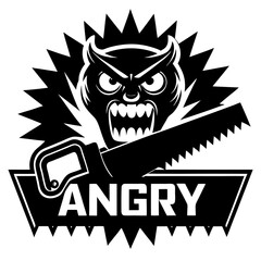 Reciprocating Saw (Sawzall) Tool Construction Tool Vector Illustration – Cartoons, Clipart, Line Art, Vector design of reciprocating saw tool with white background – ideal for construction and DIY