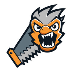 Reciprocating Saw (Sawzall) Tool Construction Tool Vector Illustration – Cartoons, Clipart, Line Art, Vector design of reciprocating saw tool with white background – ideal for construction and DIY