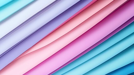 Obraz premium Abstract Pastel Colored Diagonal Layered Stripes