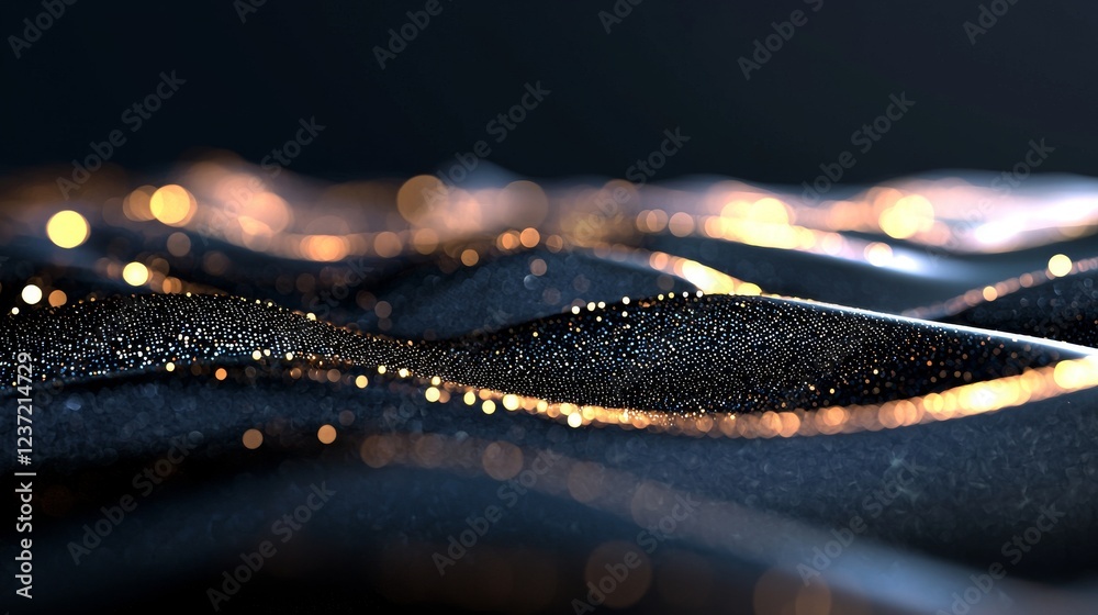 Poster digital graphic abstract background illustrating technological processes, neural networks, digital d