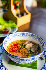 Khao Piak Sen, Laotian noodle soup