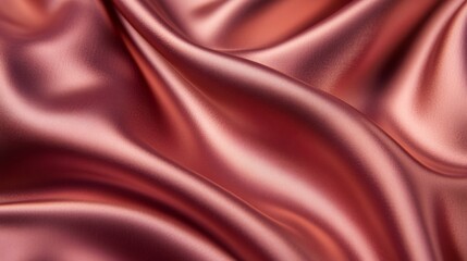 Stunning Rose Gold Satin Fabric Texture