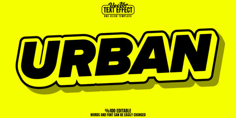 Retro editable text effect, customizable 80s and vintage 3d font style