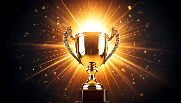Trophy Raining Background