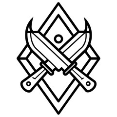 Utility Knife Construction Tool Vector Illustration - Cartoons, Clipart & Line Art Design, Vector illustration of a utility knife construction tool for digital products.