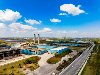 Fototapeta premium Stock photo trash incinerator
