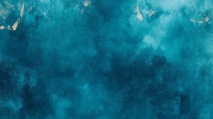 Stunning Teal Watercolor Texture Background for Graphic Design