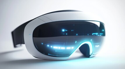 Futuristic Virtual Reality Headset: Immersive Technology of the Future