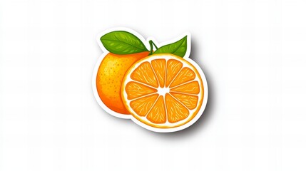 Juicy orange with vibrant colors and a fresh, zesty look. Perfect for summer!