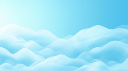 Obraz premium Abstract blue wavy background creating a serene and dreamlike atmosphere