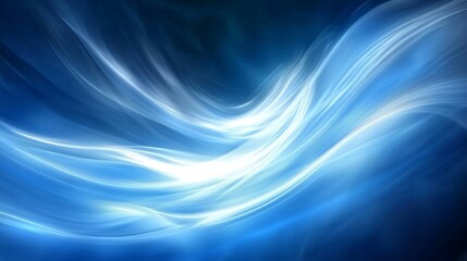 Stunning Blue and White Abstract Design