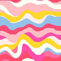 Colorful abstract wavy pattern creates a vibrant background for design projects and artistic expressions