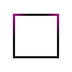 Abstract Gradient Black and Pink Frame