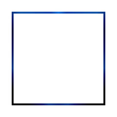 Obraz premium Blue Glowing Frame Design