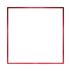 Minimalist Red Border Frame