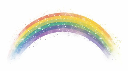 abstract rainbow background with glitter