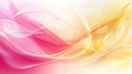 Abstract Colorful Flowing Waves Graphic Design