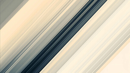 Fototapeta premium Abstract minimalist background with smooth diagonal stripes soft cream and gray tones clean and modern design subtle gradients