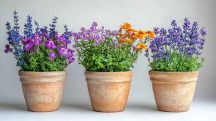 Blooming Beauty: Captivating Fresh Flower Plants in a Serene Setting