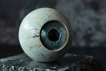 Intricate Model of Artificial Eye for Educational and Medical Purposes Showing Detailed Anatomy and Function