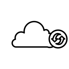 Fototapeta premium icon cloud