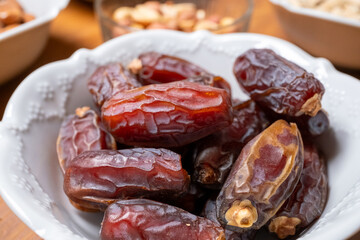 dried dates in a bowl