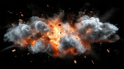 Explosive Destruction: A Powerful Visual of a Violent Impact