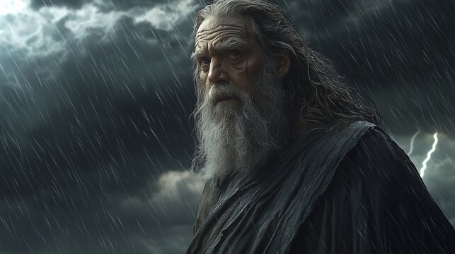 Noé Sob a Chuva do Dilúvio: A Fé que Salvou a Humanidade; Noah in the Rain of the Flood: The Faith that Saved Humanity