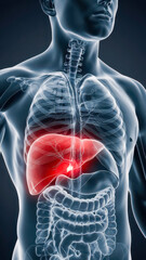 Liver Tumor: A Medical Illustration