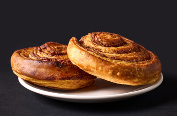 freshly baked cinnamon rolls
