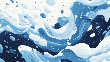 A stock illustration that represents the concept of Electrolyte balance for optimal hydration 