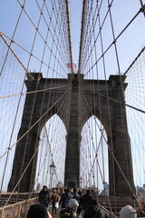 New York Brooklyn city bridge
