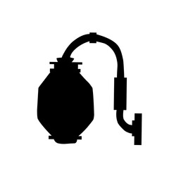 classic street lamp silhouette