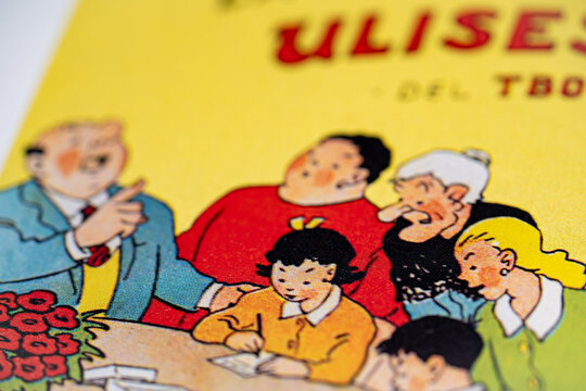 The Ulises Family from a comic book. Toronto, Canada - January 29, 2025.