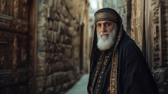 Sacerdote Fariseu no Templo de Jerusal&eacute;m: Tradi&ccedil;&atilde;o e F&eacute;; Pharisee Priest in the Temple of Jerusalem: Tradition and Faith