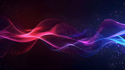 Abstract waves of color in a gradient, creating a dynamic and fluid visual effect.
