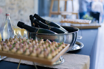 champagne et entremets