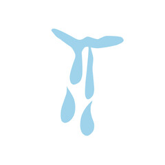 collection of water dripping