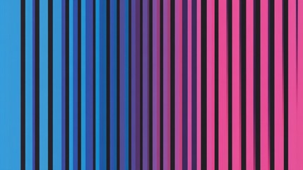 Abstract Vertical Stripes Blue Purple Pink Pattern