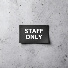 A striking black mockup label on a textured grey concrete background, perfect for branding, product labeling, signage, or artistic displays. Versatile and eye-catching.