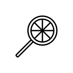 Obraz premium Candy icon vector. candy sign and symbol.