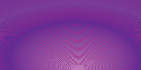 Graphic design art of abstract illusion of spiral with geometric shapes of pink and violet neon simple