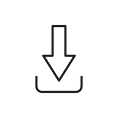 Download icon vector. Download sign and symbol