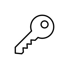 Key icon vector. Key sign and symbol.