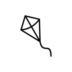 Kite icon vector. kite sign and symbol