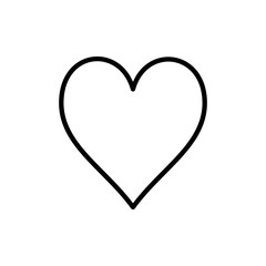 Love icon vector. Heart sign and symbol. Like icon vector.