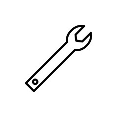 Wrench icon vector. repair icon. tools sign and symbol