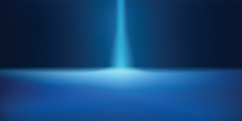 Abstract scene elegant blue light lines on dark background with lighting effect design simple abstract